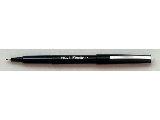 BildeFiberpenn Pilot Fineliner Sort (12 stk)