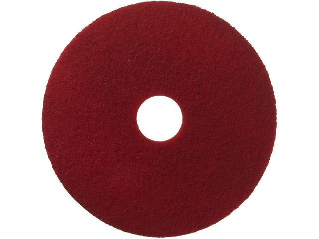 Gulvpad Scotch-Brite 17" 432Mm Rød (5 stk)