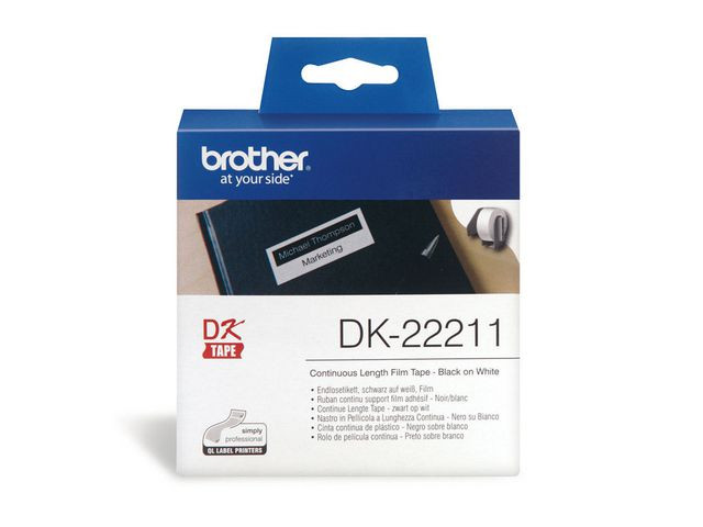 BildeEtikett Brother Dk-22211 Pl 29Mmx15,24M