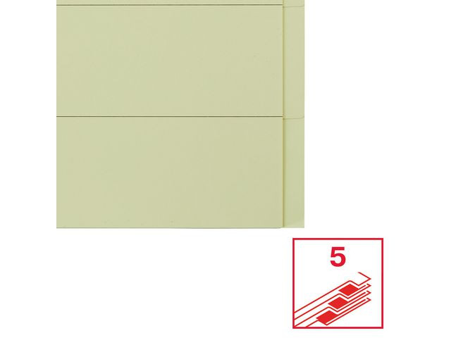 Skilleblad Esselte A4 5-Delt Manilla (25 stk)