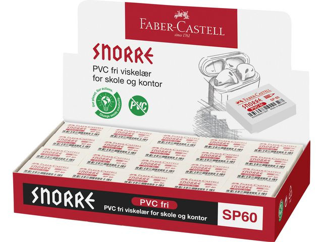 BildeViskelær Snorre Plast Sp60 (60 stk)