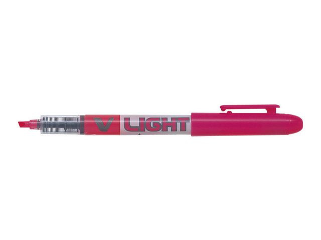 BildeTekstmarker Pilot V Liquid Light Rosa (12 stk)