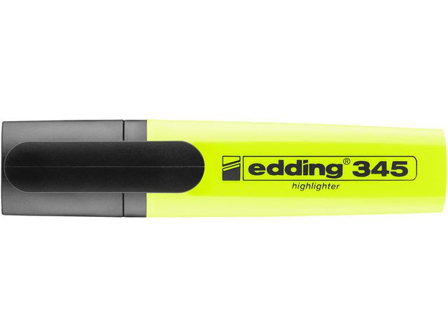 Tekstmarker Edding 345 Gul (10 stk)