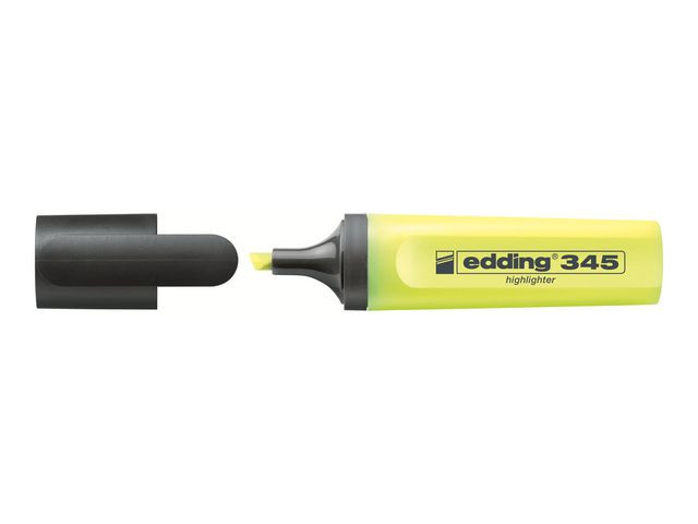 BildeTekstmarker Edding 345 Gul (10 stk)