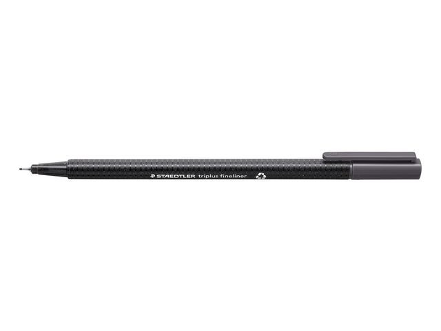 BildeFiberpenn Staedtler Triplus 0,3Mm Grå (10 stk)