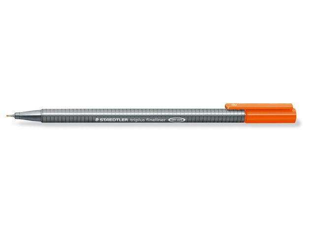 Fiberpenn Staedtler Triplus 0,3Mm Orange (10 stk)
