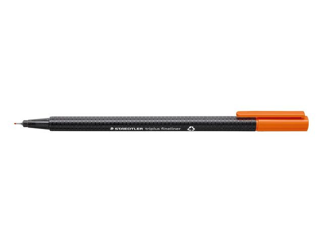 BildeFiberpenn Staedtler Triplus 0,3Mm Orange (10 stk)