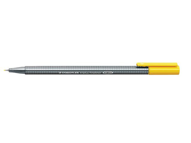 Fiberpenn Staedtler Triplus 0,3Mm Gul (10 stk)