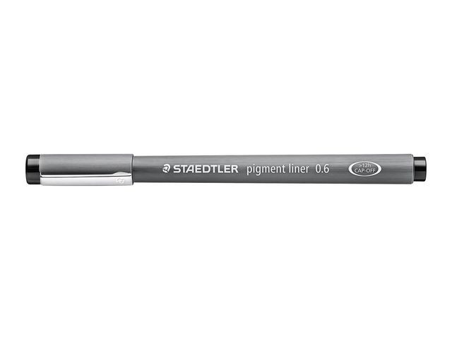BildeFiberpenn Staedtler Pl 308 0,6Mm Sort (10 stk)