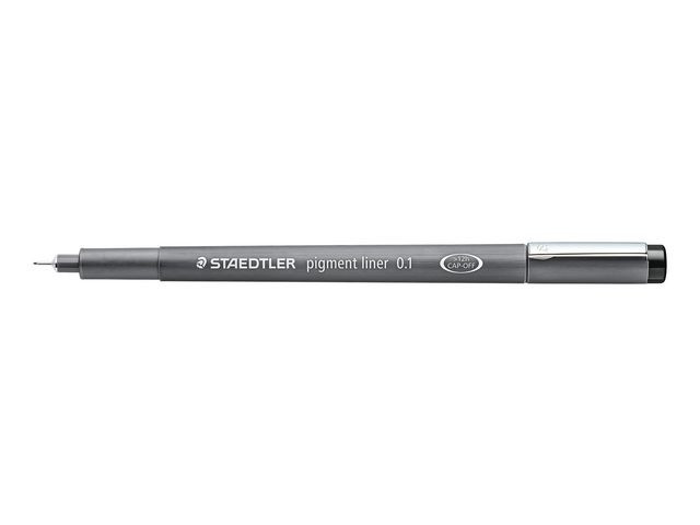 Fiberpenn Staedtler Pl 308 0,1Mm Sort (10 stk)