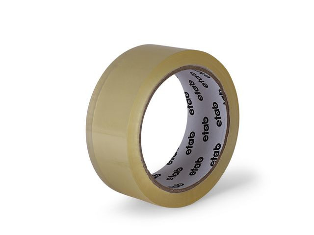 Emballasjetape Etab Pp 38Mmx66M Klar (6 ruller)