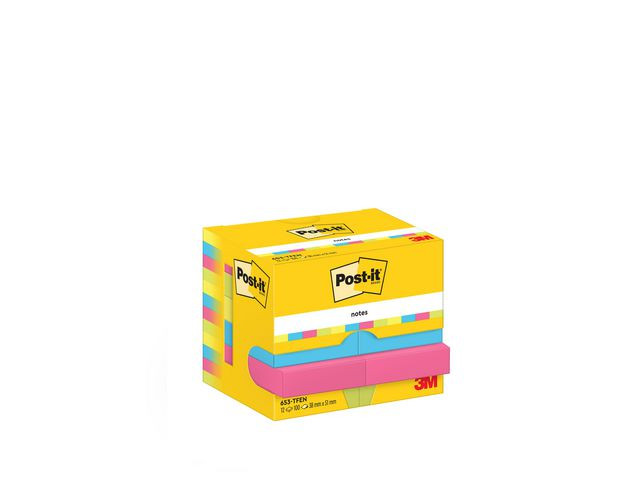 BildeNotatblokk Post-It 38X51 Energetic (12 stk)