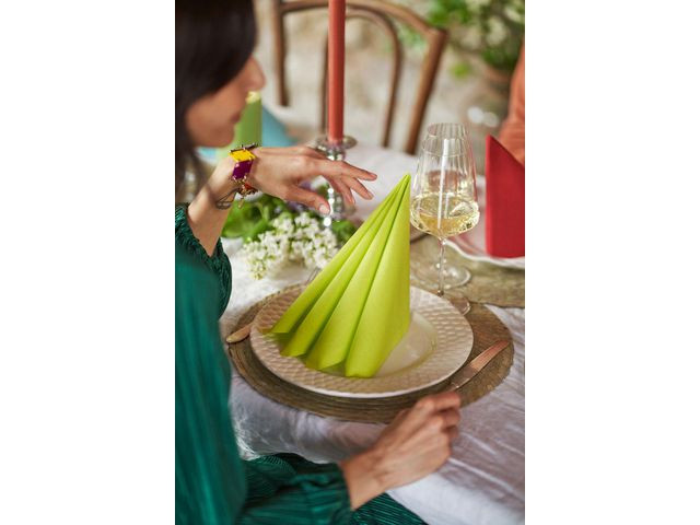 Serviett Dunisoft 40Cm Kiwi (60 stk/pk, 6 pakker)