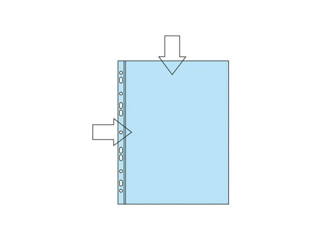 BildePlastlomme Bantex A4 L-Åpn. 100My (100 stk/pk, 10 pakker)