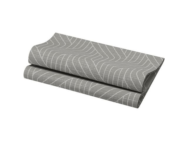 BildeServiett Dunisoft 40Cm Woven Grå (60 stk/pk, 6 pakker)