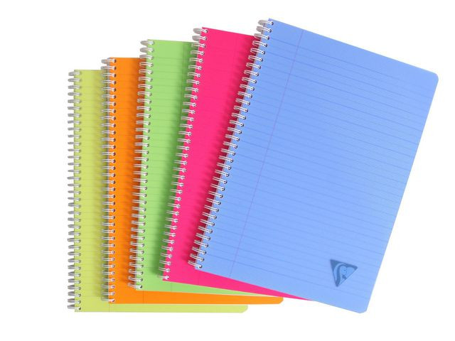 BildeNotatbok Clairefontaine Linicolor A4 Lin (5 stk)