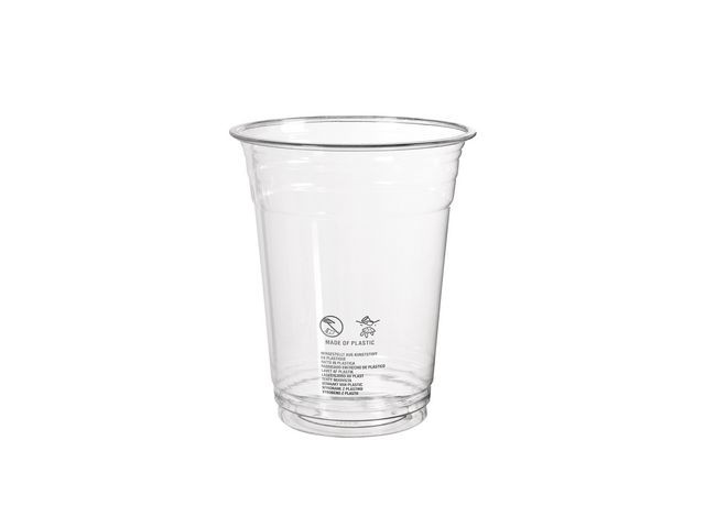 Plastglass Duni Crystal Rpet 47Cl (50 stk/pk, 16 pakker)