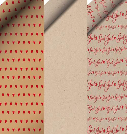 BildeGavepapir 10M X 70Cm Assortert (25 ruller)