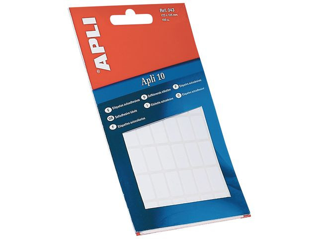 BildeEtikett Apli 20X50Mm Hvit (150 stk)