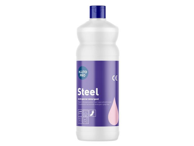 BildeDekontaminatormiddel Kiilto Steel 1 L (6 stk)