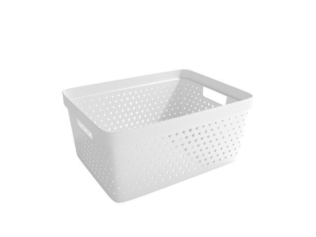 BildeOppbevaringskurv Star 13L Hvit