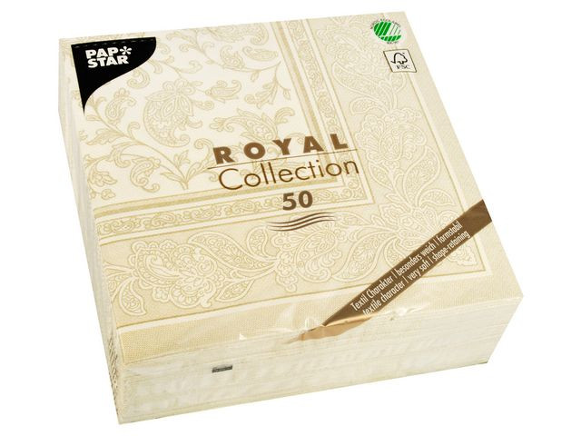 BildeServiett Papstar Rc 40Cm Ornament (50 stk/pk, 5 pakker)