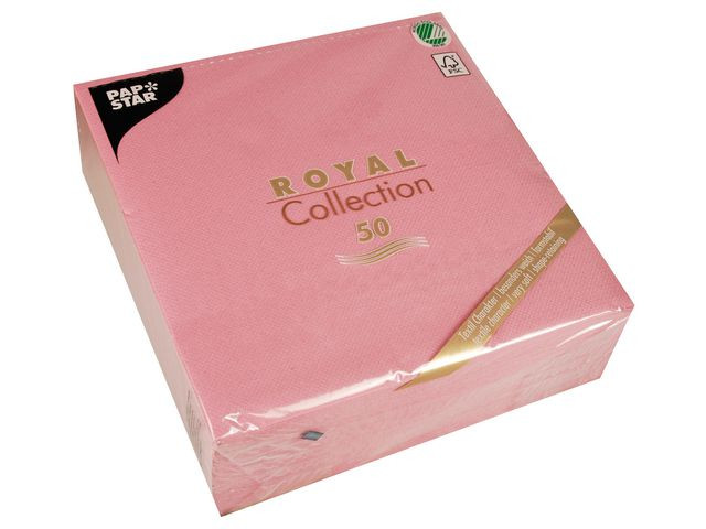 BildeServiett Papstar Rc 40X40Cm Rosa (50 stk/pk, 5 pakker)