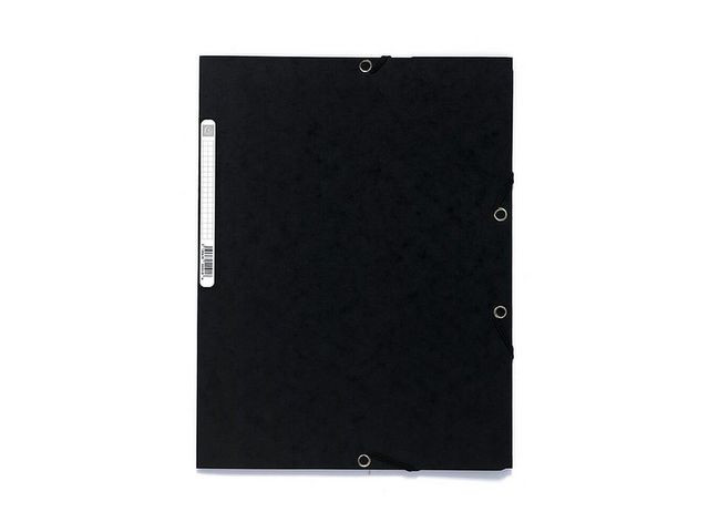 BildeStrikkmappe Exacompta A4 3 Kl 400G Sort (25 stk)