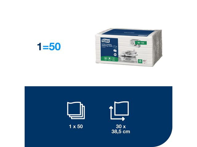 Klut Tork Premium W8 Allbruk Hvit (50 stk)