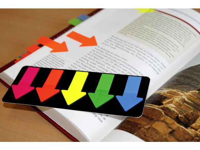 Bokmerke Info "Big Arrow" 25X45Mm Ass. (12 stk)