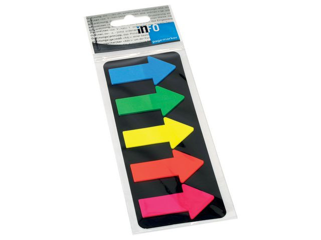 BildeBokmerke Info "Big Arrow" 25X45Mm Ass. (12 stk)