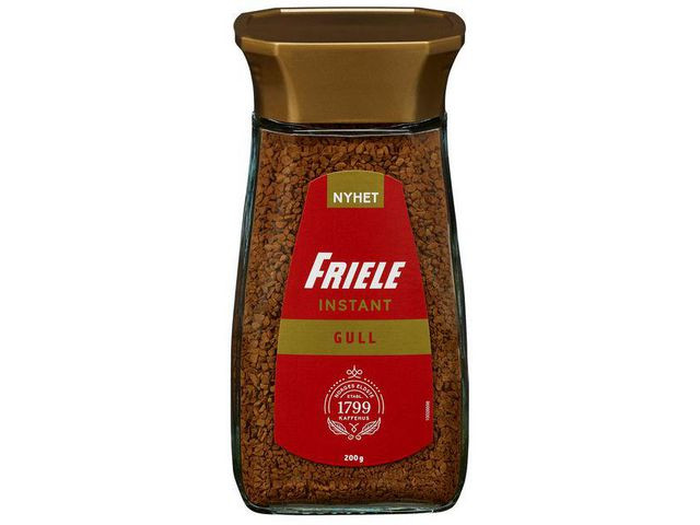 BildeKaffe Friele Instant Gull Glass 200G