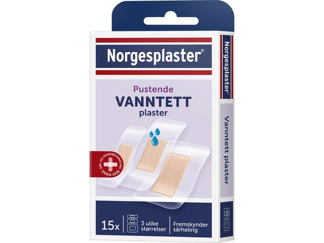 Plaster Norgesplaster Vanntett 3Str15Stk