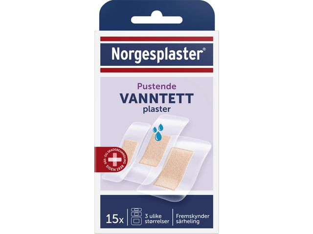BildePlaster Norgesplaster Vanntett 3Str15Stk