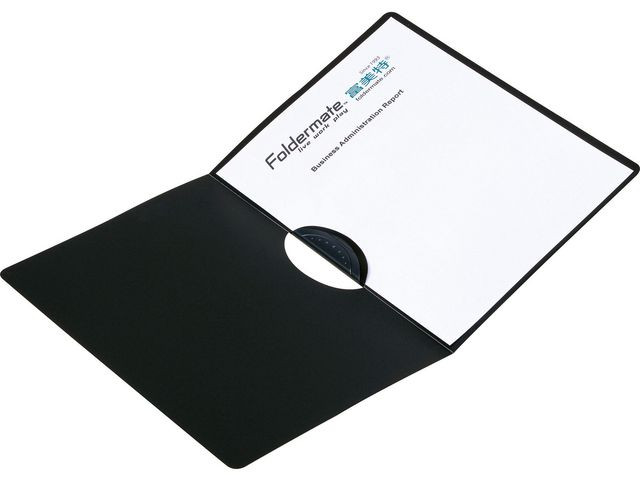 Klemmappe Foldermate A4 Sort (12 stk)