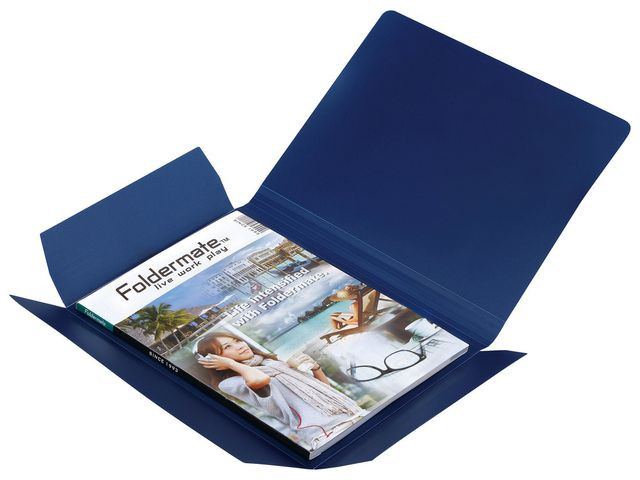 Strikkmappe Foldermate Pp A4 Blå (12 stk)