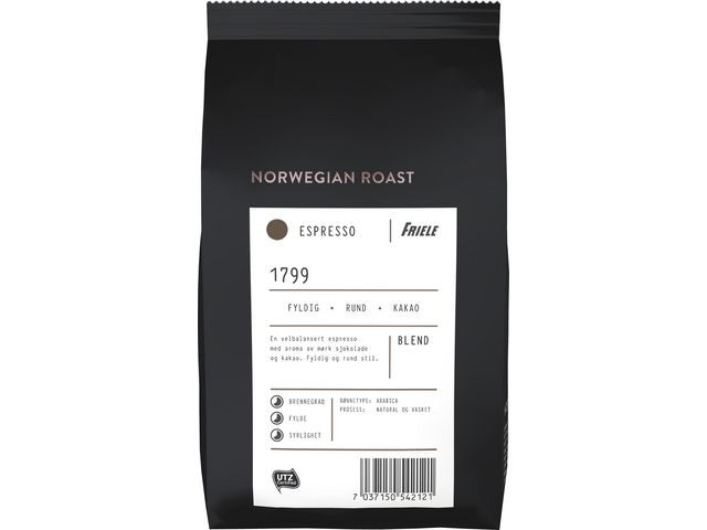 BildeKaffe Friele 1799 Espressobønner 500G (12 stk)