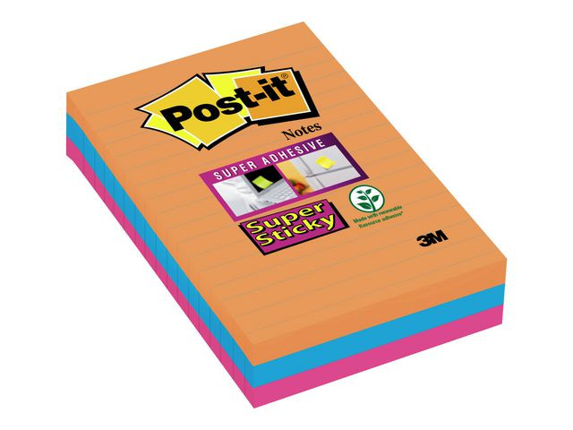 BildeNotatblokk Post-It Ssn 101X152Lj Boos (3 stk)