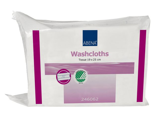 BildeVaskeklut Abena 6-Lags 19X25Cm (125 stk/pk, 8 pakker)