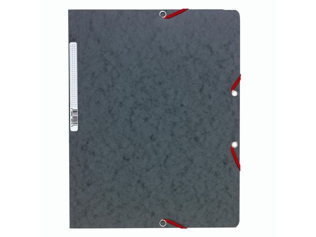 BildeStrikkmappe Exacompta A4 U/Kl 400G Grå (25 stk)