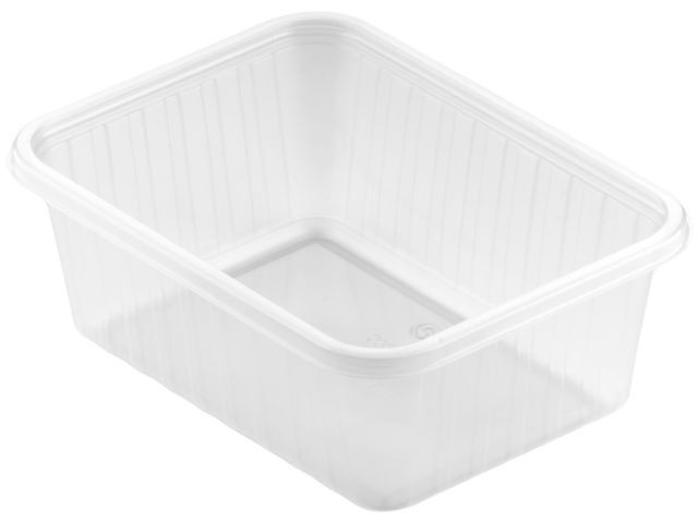 BildePlastbeger Duni 500Ml 14,6X11X5,4Cm (50 stk/pk, 10 pakker)