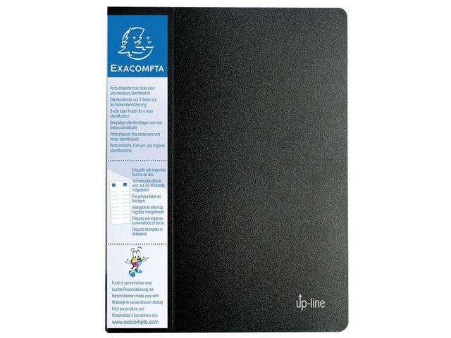 BildePresentasjonsmappe Exacompta 40L A4 Sort