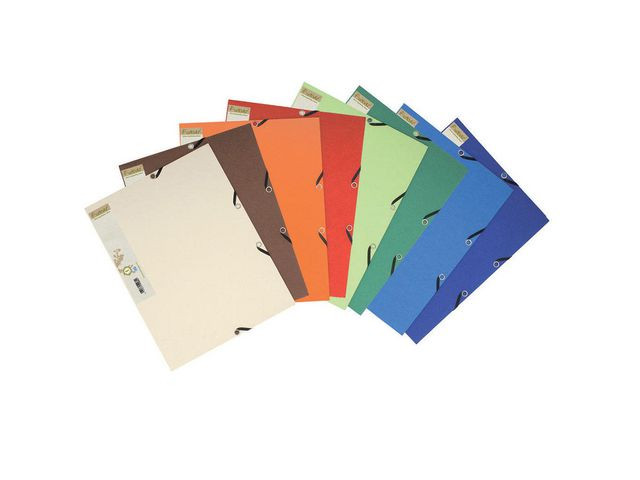 BildeStrikkmappe Exacompta A4 3 Kl 380G Ass (25 stk)