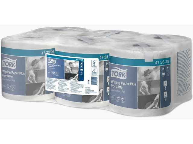 Tørkerull Tork Adv. Plus 2L M2 80,70M (6 ruller)