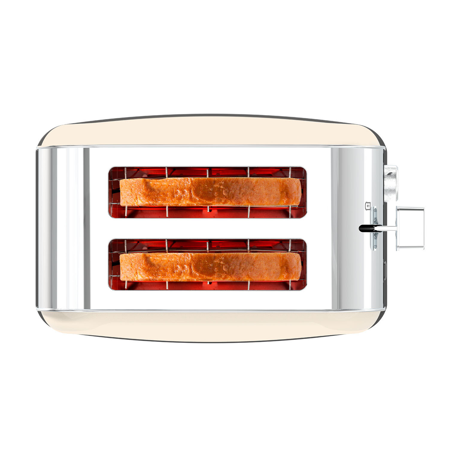 TAURUS Toaster Two Slot Vintage 2 Cream