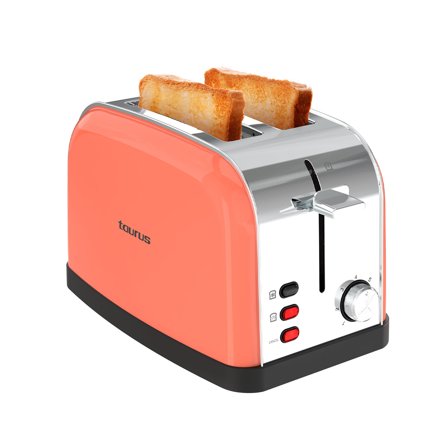 TAURUS Toaster Two Slot Vintage 2 Coral
