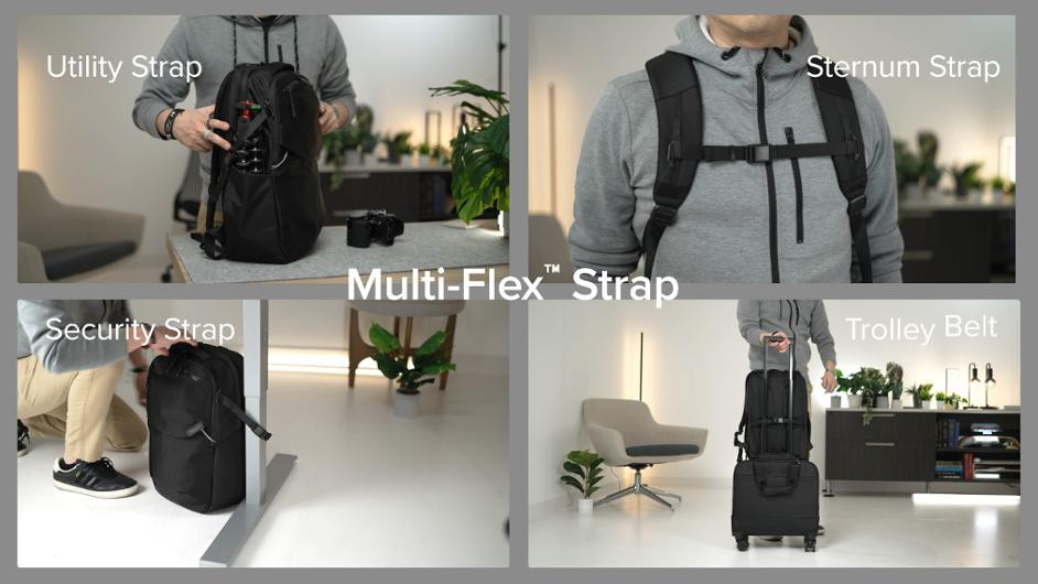 Pc-Ryggsekk 1 Work+ 15-16" Sort