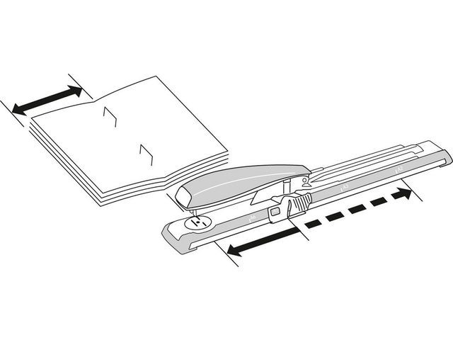 Leitz Stiftemaskin 5560 Lang 40 ark sort