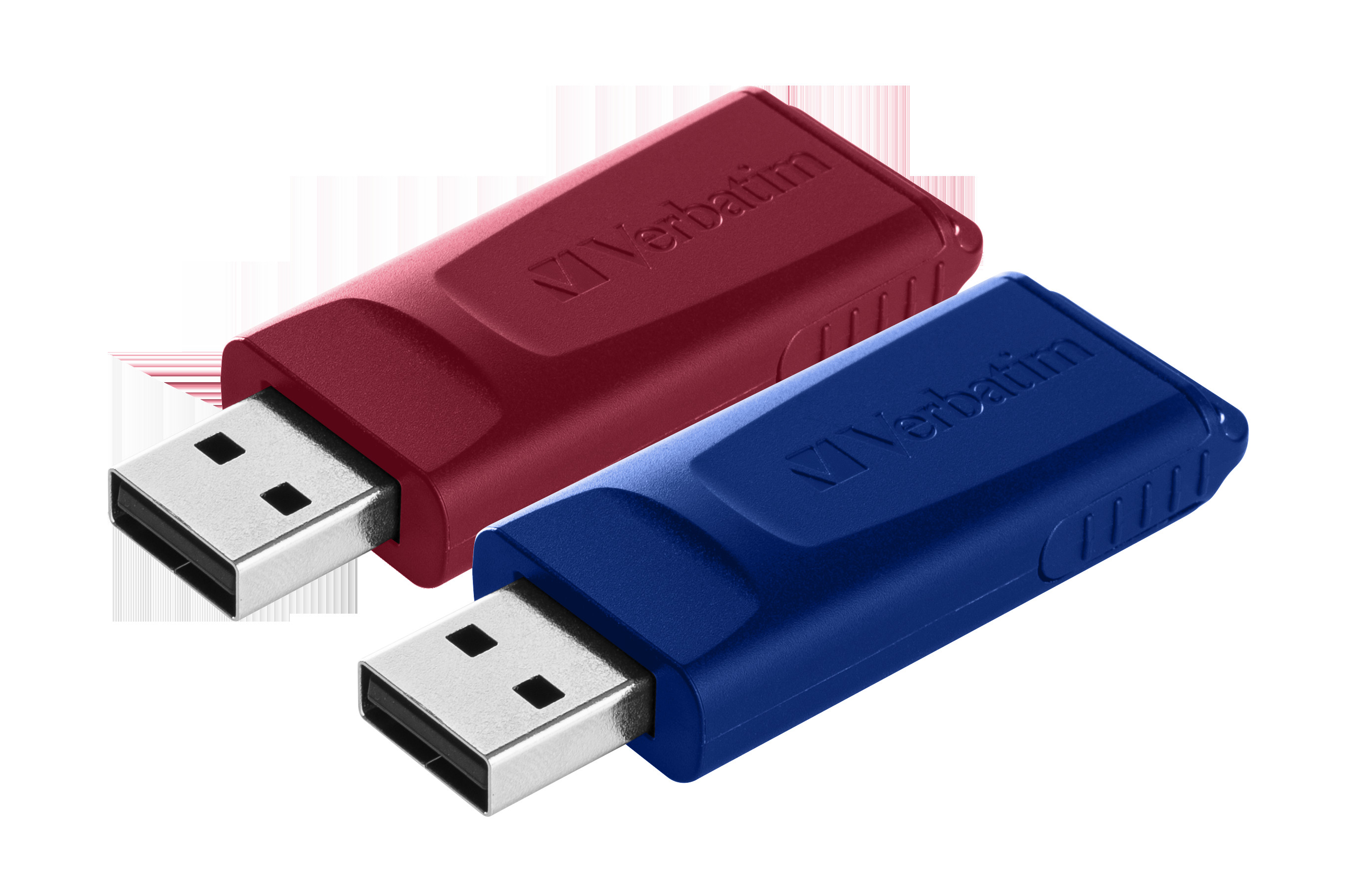 BildeVERBATIM USB DRIVE 2.0 STORE ´N´ GO SLIDER 2 X 32GB (RED / B