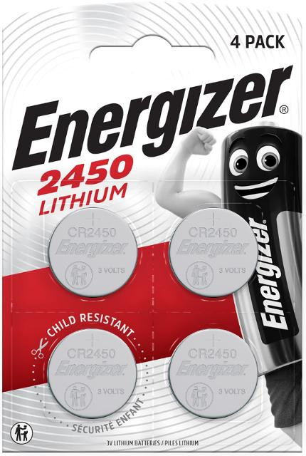 BildeBatteri Energizer Lithium Cr2450 (4 stk)